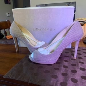 Jimmy Choo Luna in  a nude